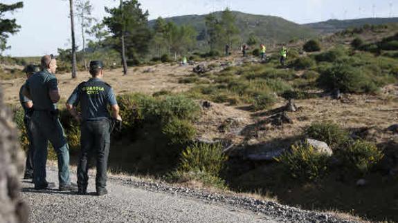 Agentes de la Guardia Civil implicados en la búsqueda de Diana Quer