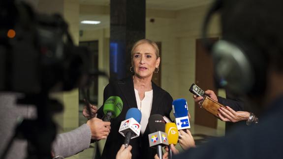 Cristina Cifuentes, presidenta de la Comunidad de Madrid.