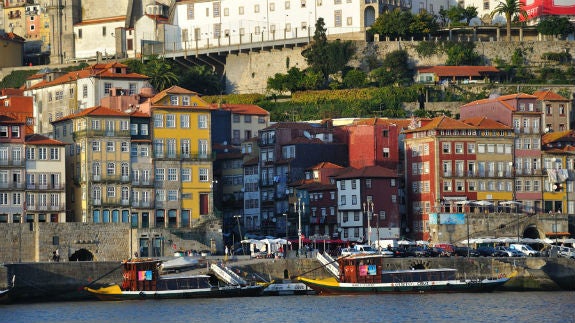 Barrio de la Ribeira, Oporto. 