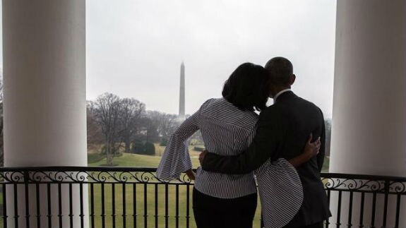 La última foto de Michelle Obama en la Casa Blanca.