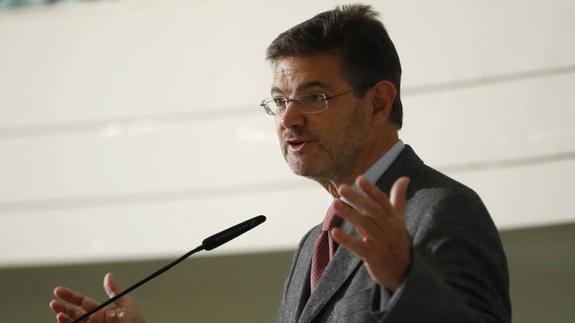 El ministro de Justicia, Rafael Catalá.