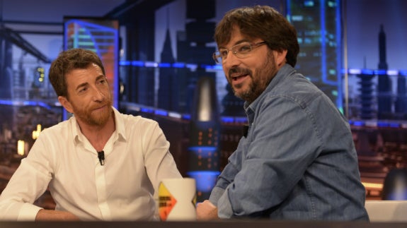 Jordi Évole fue a divertirse anoche a 'El Hormiguero'.