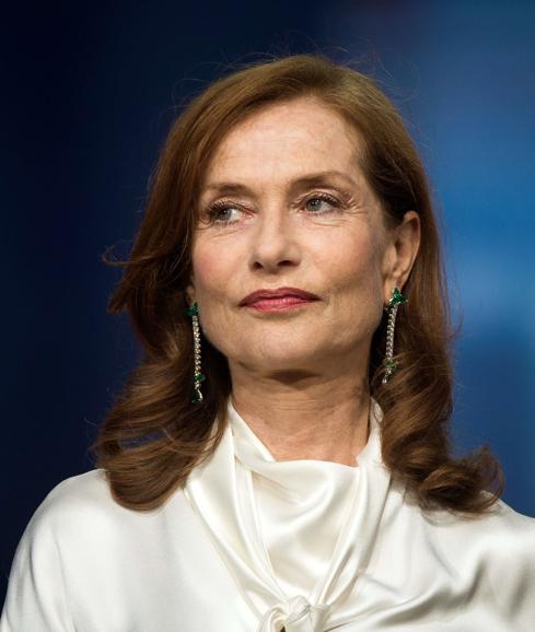 Isabelle Huppert, durante la presentación de una de sus películas.