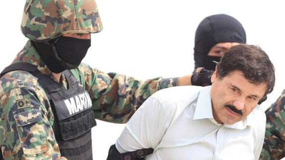 'El Chapo' Guzmán, durante su detención.