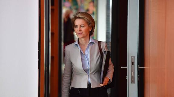 La ministra de Defensa de Alemania, Ursula von der Leyen.