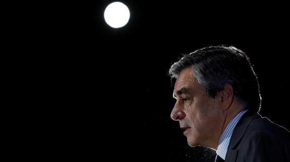 Fillon, durante un acto de campaña. 