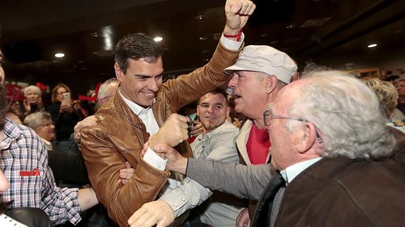 Pedro Sánchez, en un acto en Granada.