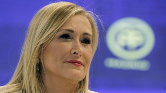 La presidenta de la Comunidad de Madrid, Cristina Cifuentes.