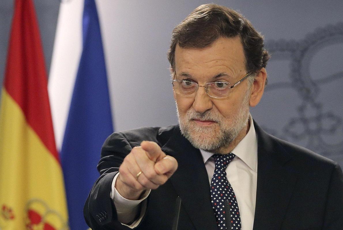 El presidente del Gobierno, Mariano Rajoy, en la Moncloa.