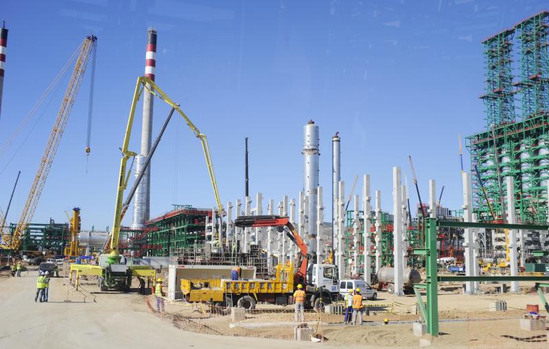 Obras de la nueva planta de Repsol / A GIl/ AGM