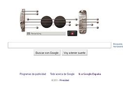 Les Paul trae su guitarra Gibson hasta Google en un 'doodle' interactivo