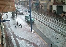 El granizo golpea Moratalla y Calasparra