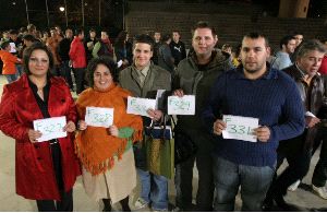 ASPIRANTES. Algunos de los participantes, ayer, en Fuente Álamo. / LV