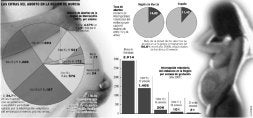 Gráfico de las cifras del aborto en la Región./LA VERDAD