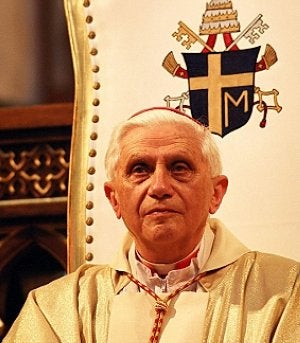 Benedicto XVI, ayer en el Vaticano. ::
AP