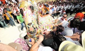 Imagen de la última edición de la fiesta de los Caballos del Vino, el pasado mayo. ::                             ISRAEL SÁNCHEZ / AGM