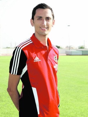 El árbitro José María Sánchez Martínez. ::                             SONIA LARIO / AGM