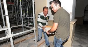 El santuario patronal se hunde