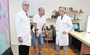 Pedro Luis Ripoll, Borja Valero y Mariano de Prado.
:: JUANCHI LÓPEZ /AGM