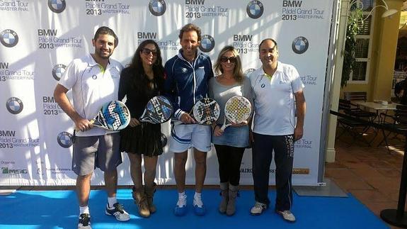 Auguste, Luisa Torregrosa y Carlos Cambronero.