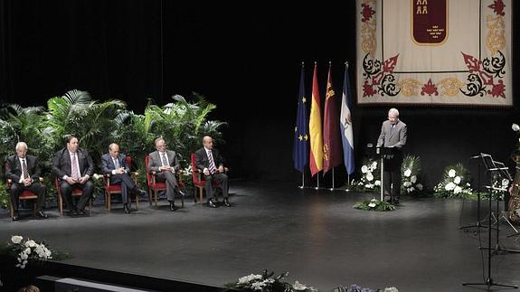 Acto del día de la Región de 2013, que se celebró en Águilas.