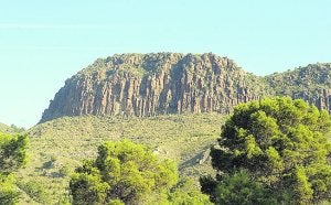 Vista del volcán de Cancarix.