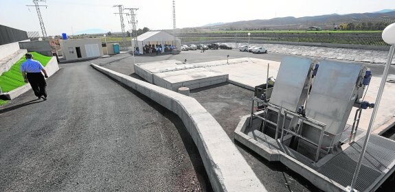 Estación de bombeo e impulsión de aguas residuales del colector de Rambla de Biznaga a la depuradora de La Hoya. :: paco alonso / agm
