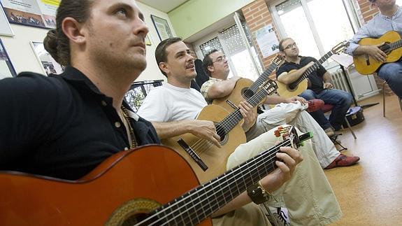 Curso de guitarra en el conservatorio de Cartagena. 