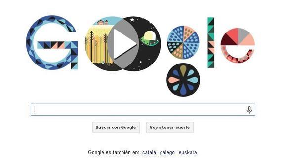 El doodle de Google en homenaje a John Venn