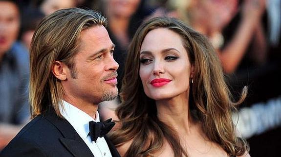 Brad Pitt con Angelina Jolie
