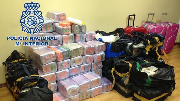 Droga incautada en la operación