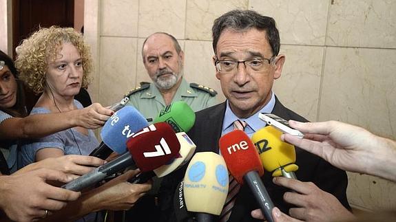 Joaquín Bascuñana, este miércoles. 