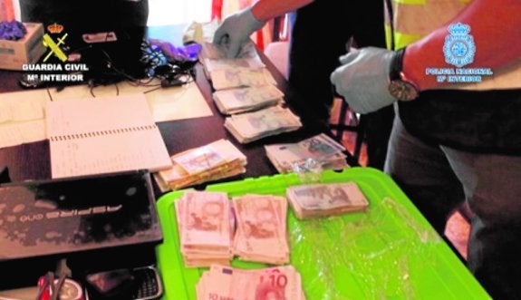 Desarticulada una banda que distribuía desde Murcia grandes cantidades de cocaína