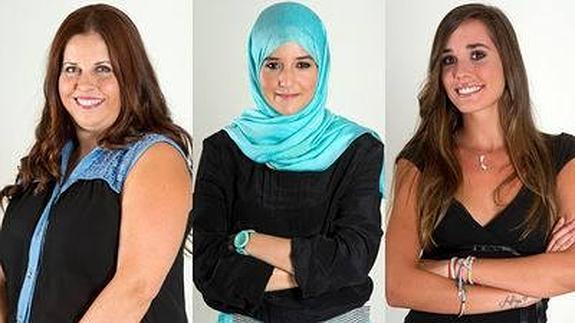 Imagen de las tres nominadas. 