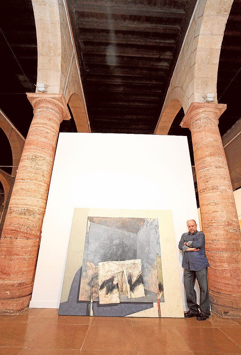 Carmelo Trenado, en el Palacio Almudí.