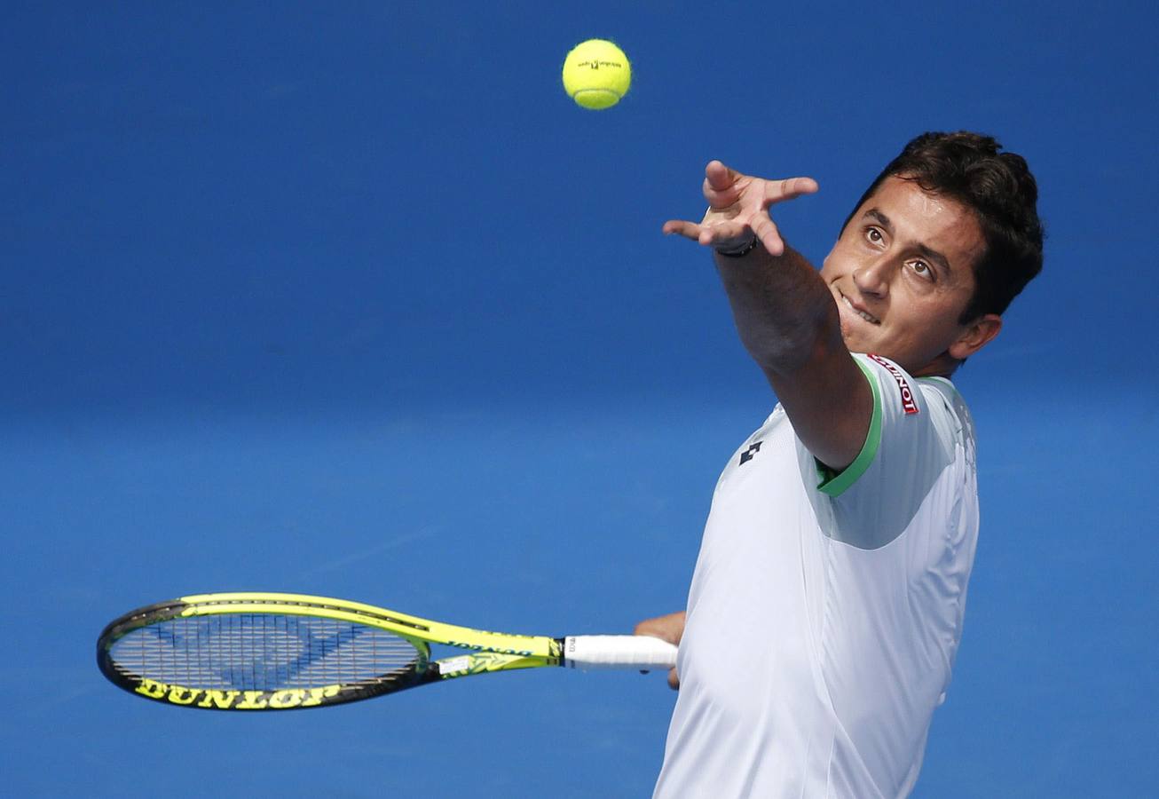 Almagro durante el Open de Australia en enero. 