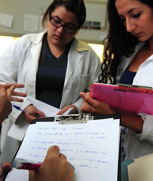 Prácticas de estudiantes en La Arrixaca.