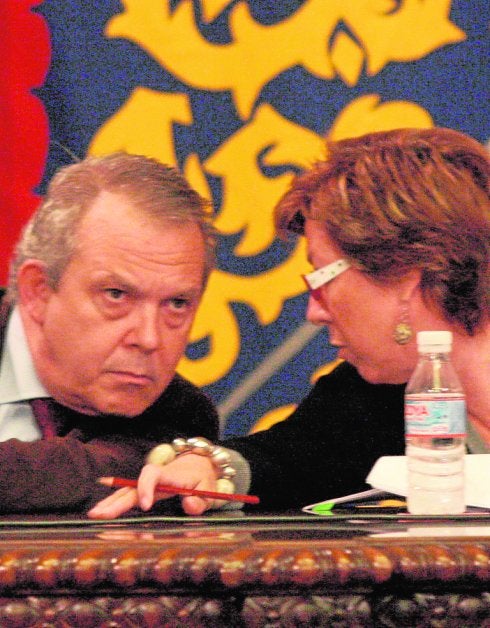 Guillén y Barreiro, en un Pleno de 2009 . 