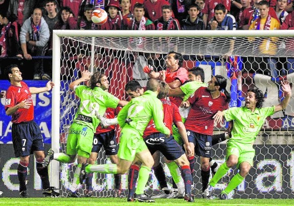 
Imagen del Osasuna-Murcia bajo sospecha. 