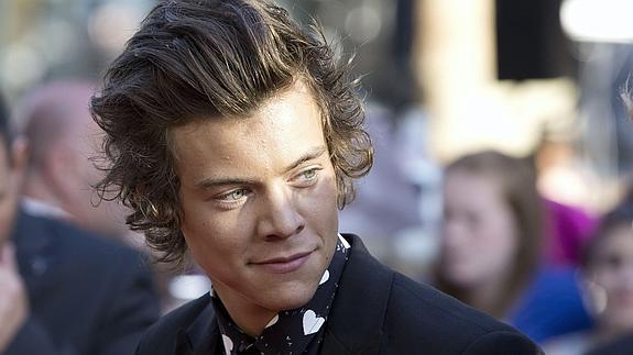 Harry Styles a su llegada en la premiere de 'One Direction: This is Us'