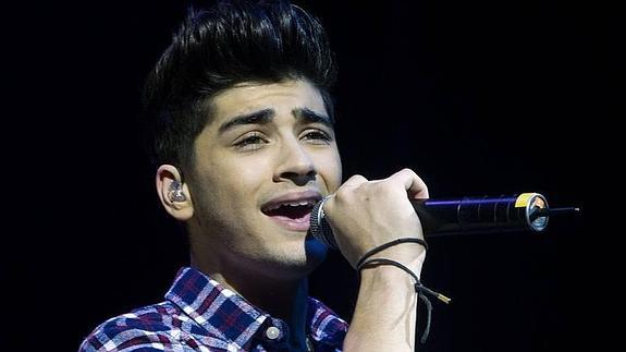 Zayn Malik durante un concierto. 