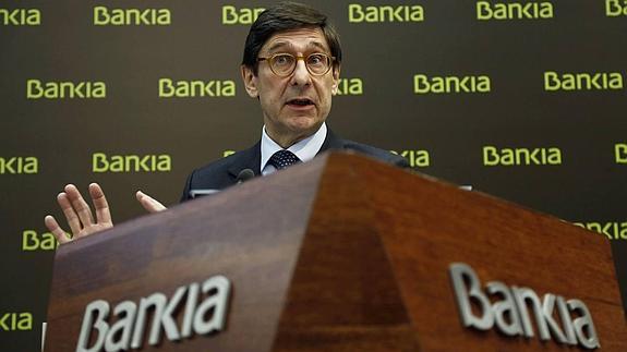 El presidente de Bankia, José Ignacio Goirigolzarri. 