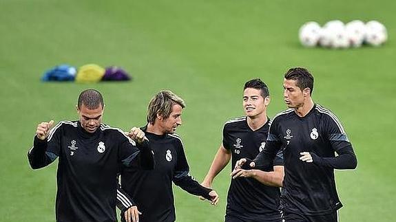 Entrenamiento del Real Madrid