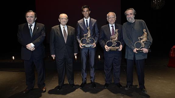 José Orihuela, Manuel Sánchez Baena (MAN), Miguel Ángel López, Octavio de Juan e Isidoro Valcárcel.