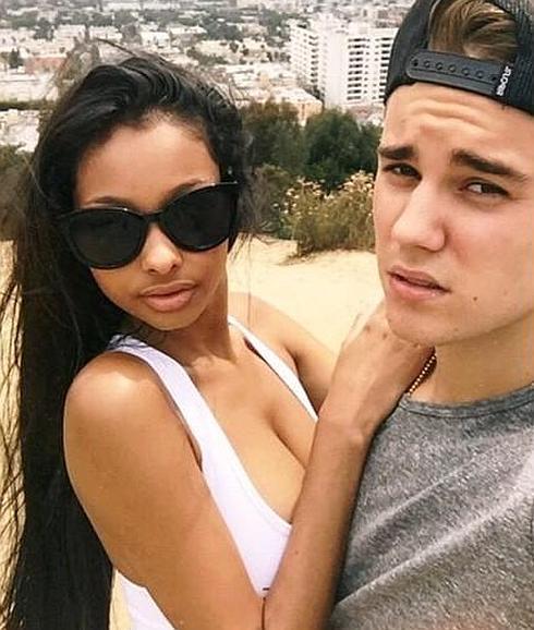 Justin Bieber con Jayde Pierce