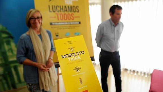 La concejal, María Carmen Pelegrín, durante la rueda de prensa, este viernes.