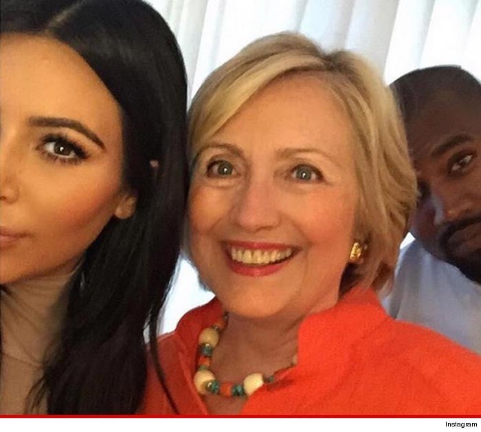 Kim Kardashian y Hillary Clinton.