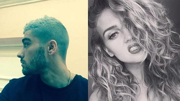 Selfies de Zayn Malik y Perrie Edwards.