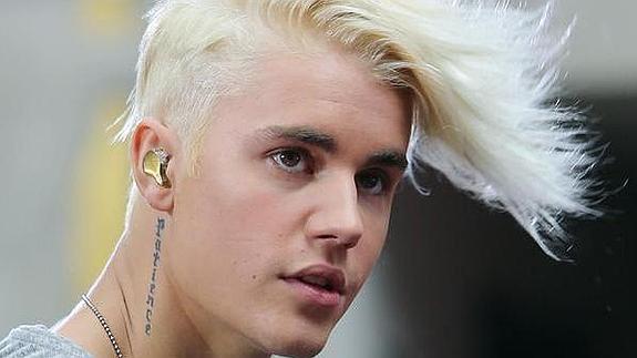 El nuevo peinado de Justin Bieber.