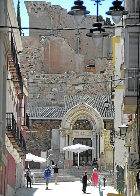 Vista de la Catedral desde la Cuesta de la Baronesa. 